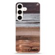 Wood Grain Varigegated Samsung Galaxy Ultra Clear Case Online Sale