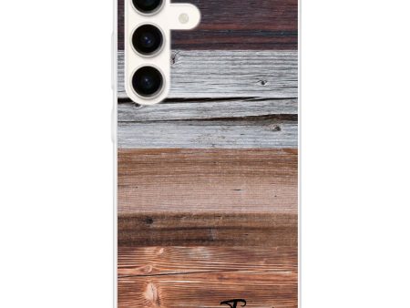 Wood Grain Varigegated Samsung Galaxy Ultra Clear Case Online Sale