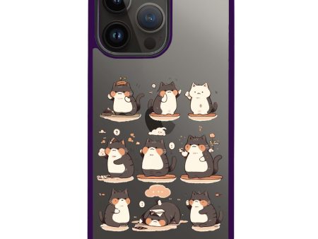 Zen Meowster iPhone 13 Pro Impact Guard Bumper Case Online now