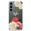 Vintage Floral Samsung Galaxy Ultra Clear Case Cheap