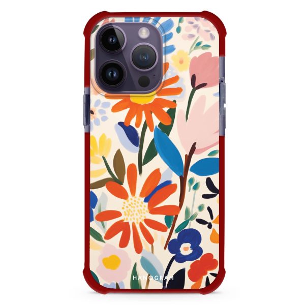 Bloom Brushwork iPhone 15 Pro Max MagSafe Compatible Ultra Shockproof Case Online Hot Sale