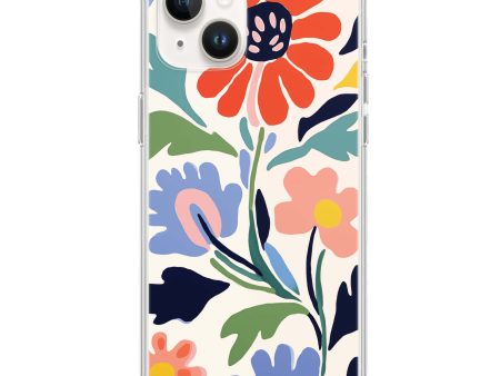 Brushed Blossoms iPhone 13 Mini Ultra Clear Case Cheap