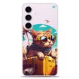 Travel Cat Samsung Galaxy Ultra Clear Case Fashion