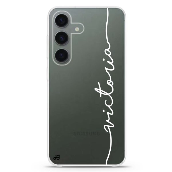 Vertical Handwritten II Samsung Galaxy Ultra Clear Case Hot on Sale