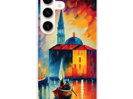 A Boat in Italy Samsung Galaxy Ultra Clear Case Online Hot Sale