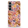 Tiger & Floral Samsung Galaxy Ultra Clear Case Hot on Sale