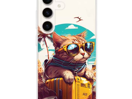 Travel Cat Samsung Galaxy Ultra Clear Case Fashion