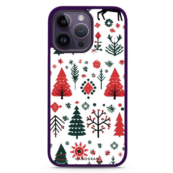 Xmas Nordic Vibes iPhone 13 Pro Impact Guard Bumper Case Online Sale