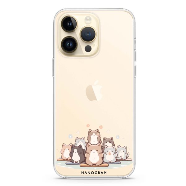 Zen Cat Calm iPhone 13 Pro Ultra Clear Case Fashion