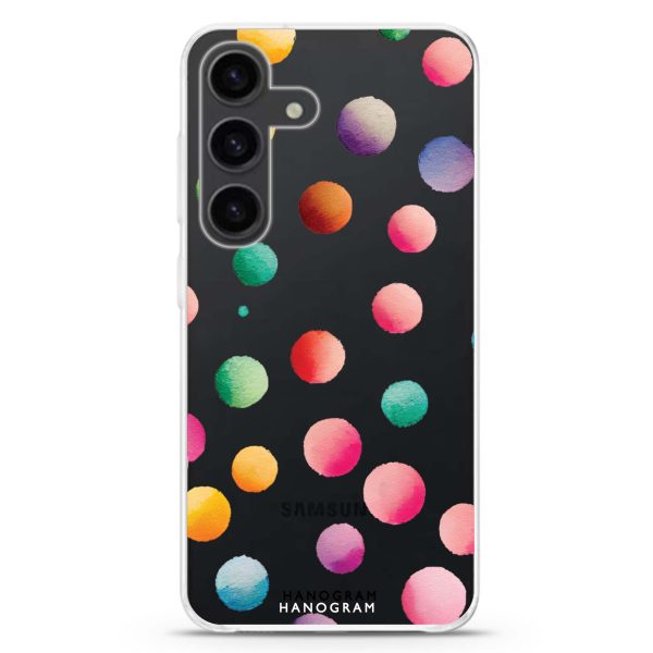 Watercolour Polka Dot Samsung Galaxy Ultra Clear Case Online now