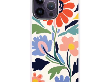 Brushed Blossoms iPhone 13 Pro Impact Guard Bumper Case For Cheap