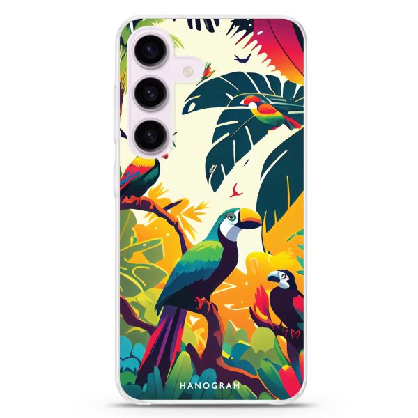 Tropical birds Samsung Galaxy Ultra Clear Case Supply