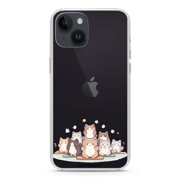 Zen Cat Calm iPhone 13 Mini Ultra Clear Case Online now