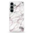 White Marble Samsung Galaxy Ultra Clear Case For Sale