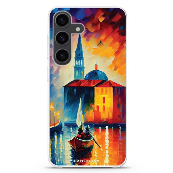 A Boat in Italy Samsung Galaxy Ultra Clear Case Online Hot Sale