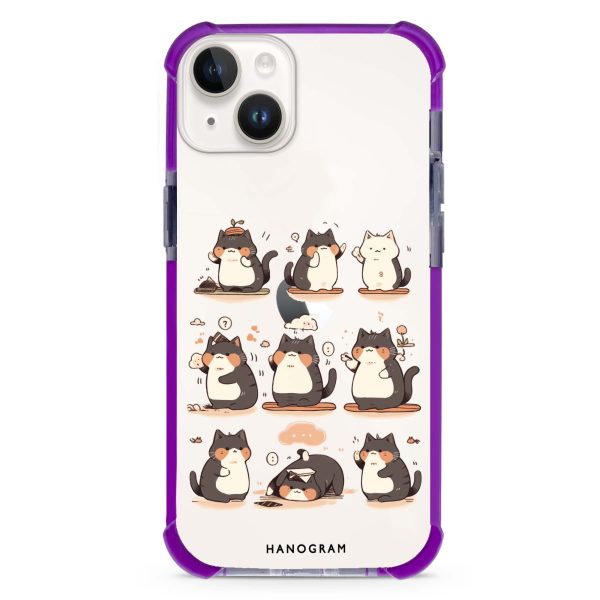 Zen Meowster iPhone 14 Ultra Shockproof Case For Sale