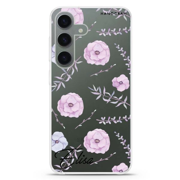 Vibrant Floral Samsung Galaxy Ultra Clear Case Sale