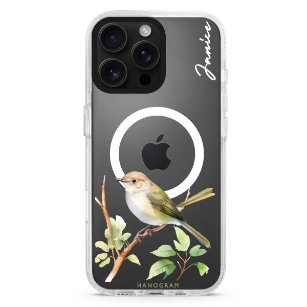 Warbler Whisper iPhone 14 Pro MagSafe Compatible Ultra Clear Case Supply