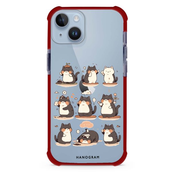 Zen Meowster iPhone 14 Ultra Shockproof Case For Sale