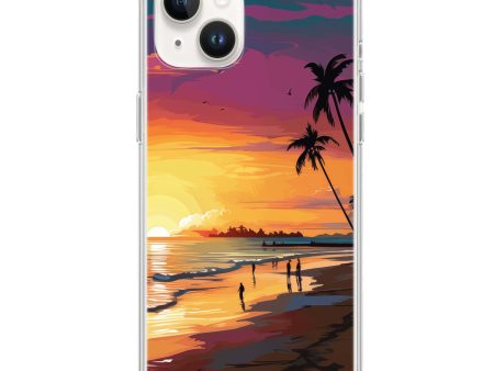 Sunset Glow iPhone 13 Mini Ultra Clear Case For Cheap