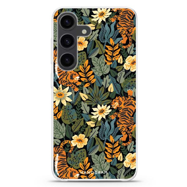 Tiger & Floral Samsung Galaxy Ultra Clear Case Supply