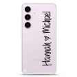 Vertical Names Samsung Galaxy Ultra Clear Case Fashion