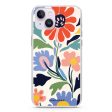 Brushed Blossoms iPhone 13 MagSafe Compatible Ultra Clear Case Fashion