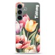 Watercolor tulip Samsung Galaxy Ultra Clear Case For Discount