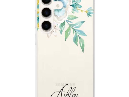 Watercolor Flowers Samsung Galaxy Ultra Clear Case Online