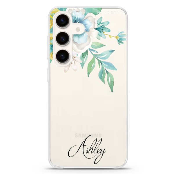 Watercolor Flowers Samsung Galaxy Ultra Clear Case Online