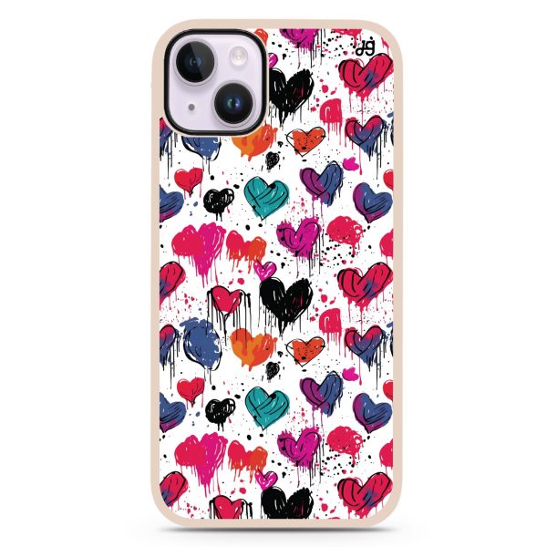 Bleeding Passion iPhone 13 Mini Impact Guard Bumper Case Hot on Sale