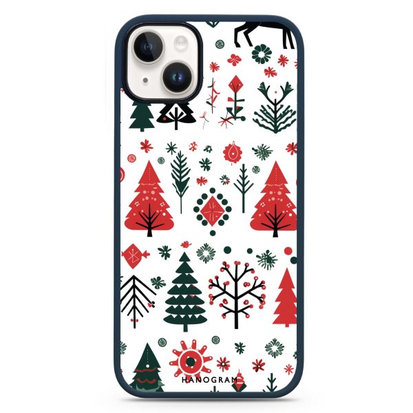 Xmas Nordic Vibes iPhone 13 Mini Impact Guard Bumper Case For Sale