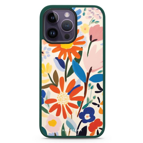 Bloom Brushwork iPhone 13 Pro Impact Guard Bumper Case For Cheap