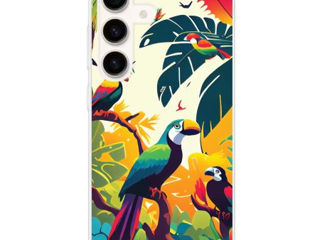 Tropical birds Samsung Galaxy Ultra Clear Case Supply