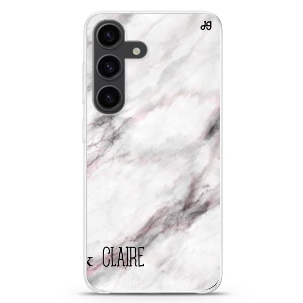 White Marble Samsung Galaxy Ultra Clear Case Online Sale