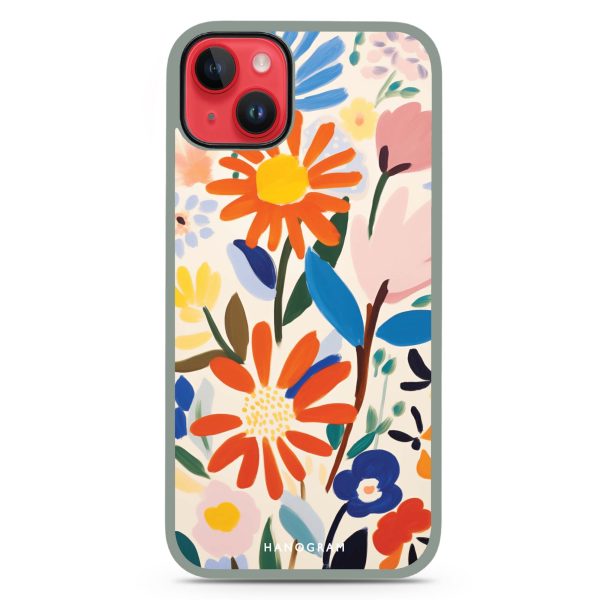 Bloom Brushwork iPhone 13 Impact Guard Bumper Case Cheap