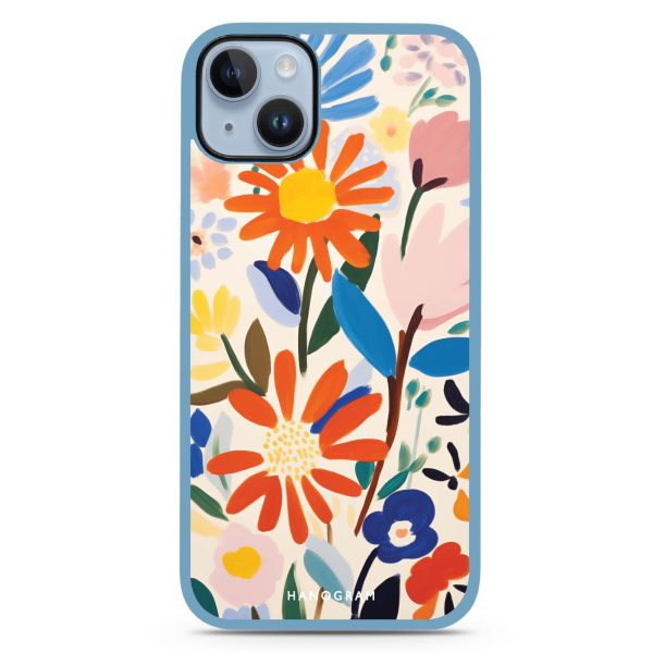 Bloom Brushwork iPhone 13 Impact Guard Bumper Case Cheap