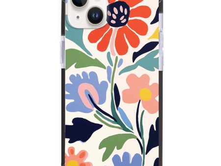 Brushed Blossoms iPhone 13 Mini MagSafe Compatible Ultra Shockproof Case Online Sale