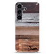 Wood Grain Varigegated Samsung Galaxy Ultra Clear Case Online Sale