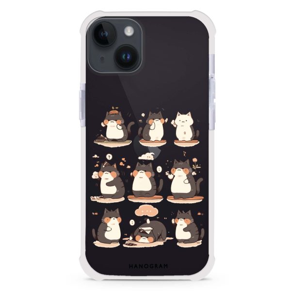 Zen Meowster iPhone 14 Ultra Shockproof Case For Sale