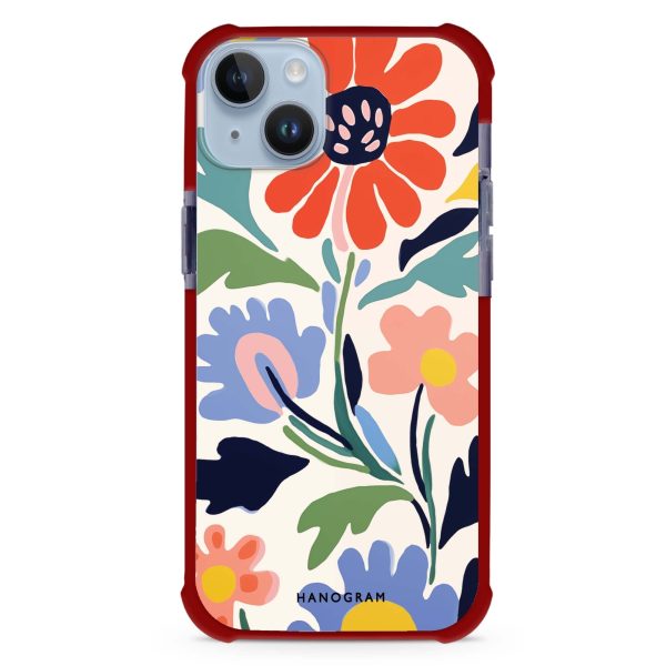 Brushed Blossoms iPhone 14 Ultra Shockproof Case Fashion