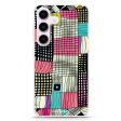 Abstract Checked Pattern Samsung Galaxy Ultra Clear Case For Cheap