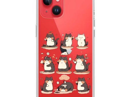 Zen Meowster iPhone 13 Mini Ultra Clear Case Cheap