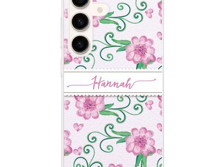 The Dancing Flower Samsung Galaxy Ultra Clear Case Cheap