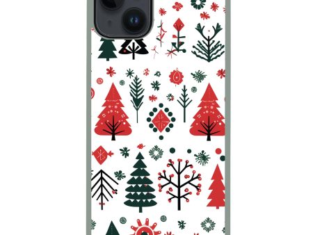 Xmas Nordic Vibes iPhone 13 Mini Impact Guard Bumper Case For Sale