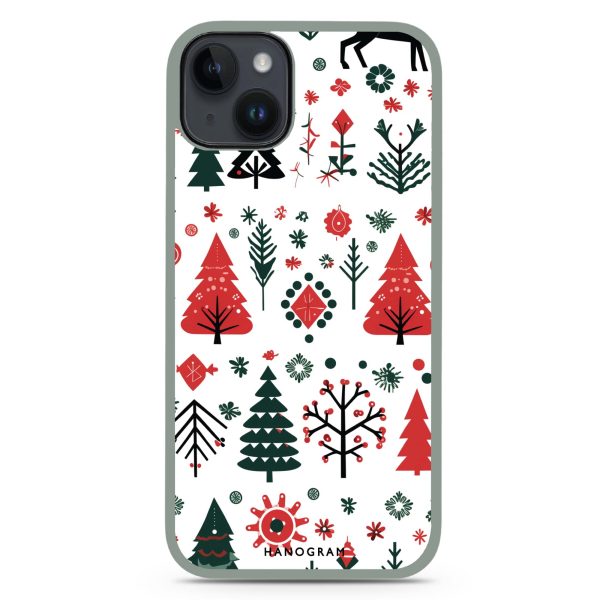 Xmas Nordic Vibes iPhone 13 Mini Impact Guard Bumper Case For Sale