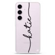 Vertical Handwritten Samsung Galaxy Ultra Clear Case Hot on Sale