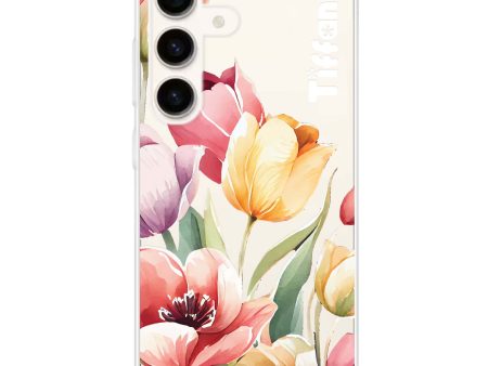 Watercolor tulip Samsung Galaxy Ultra Clear Case For Discount