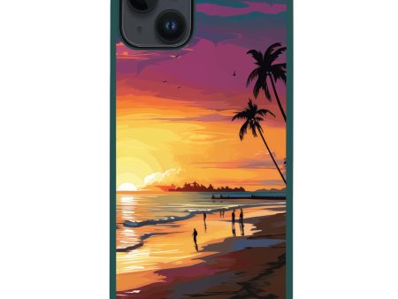 Sunset Glow iPhone 13 Mini Impact Guard Bumper Case Cheap