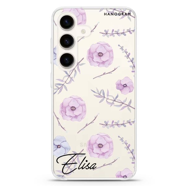 Vibrant Floral Samsung Galaxy Ultra Clear Case Sale